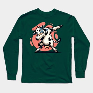 Dabbing Cow Long Sleeve T-Shirt